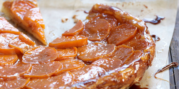 Sweet potato tart tatin